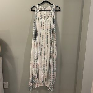 Young Fabulous & Broke Tie Dye Lightweight Maxi Dress